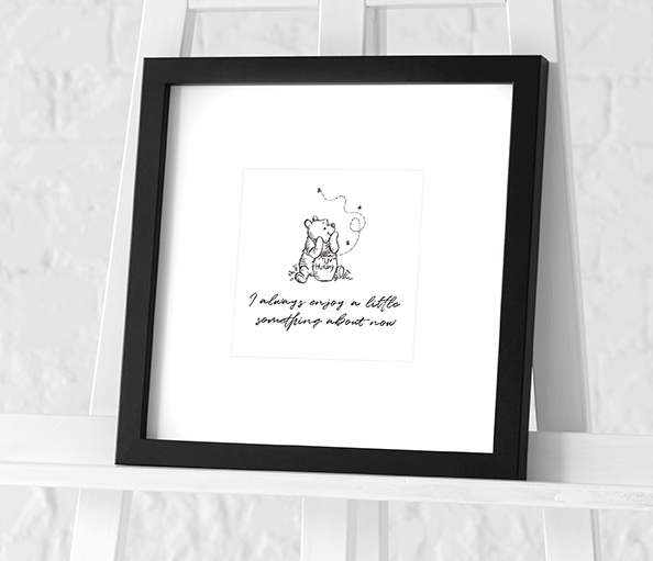 Winnie the Pooh (I Always Enjoy) Pre-Framed Art Prints