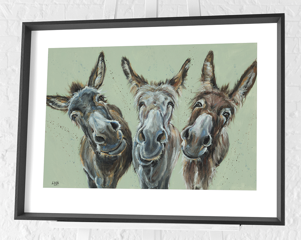 Louise Brown (Wise Asses) Pre-Framed Art Prints
