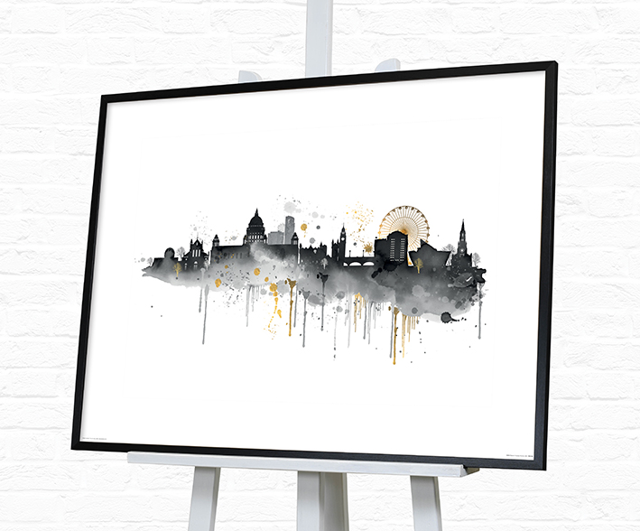 Summer Thornton (Belfast Skyline) Pre-Framed Art Print | The Art Group