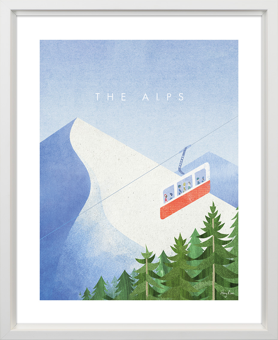 Henry Rivers (The Alps) Pre-Framed Art Print | The Art Group