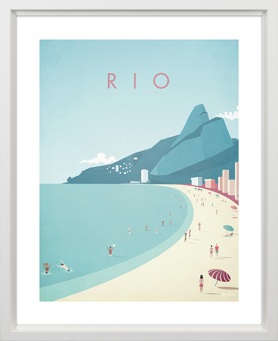 Henry Rivers (Rio) Pre-Framed Art Print | The Art Group