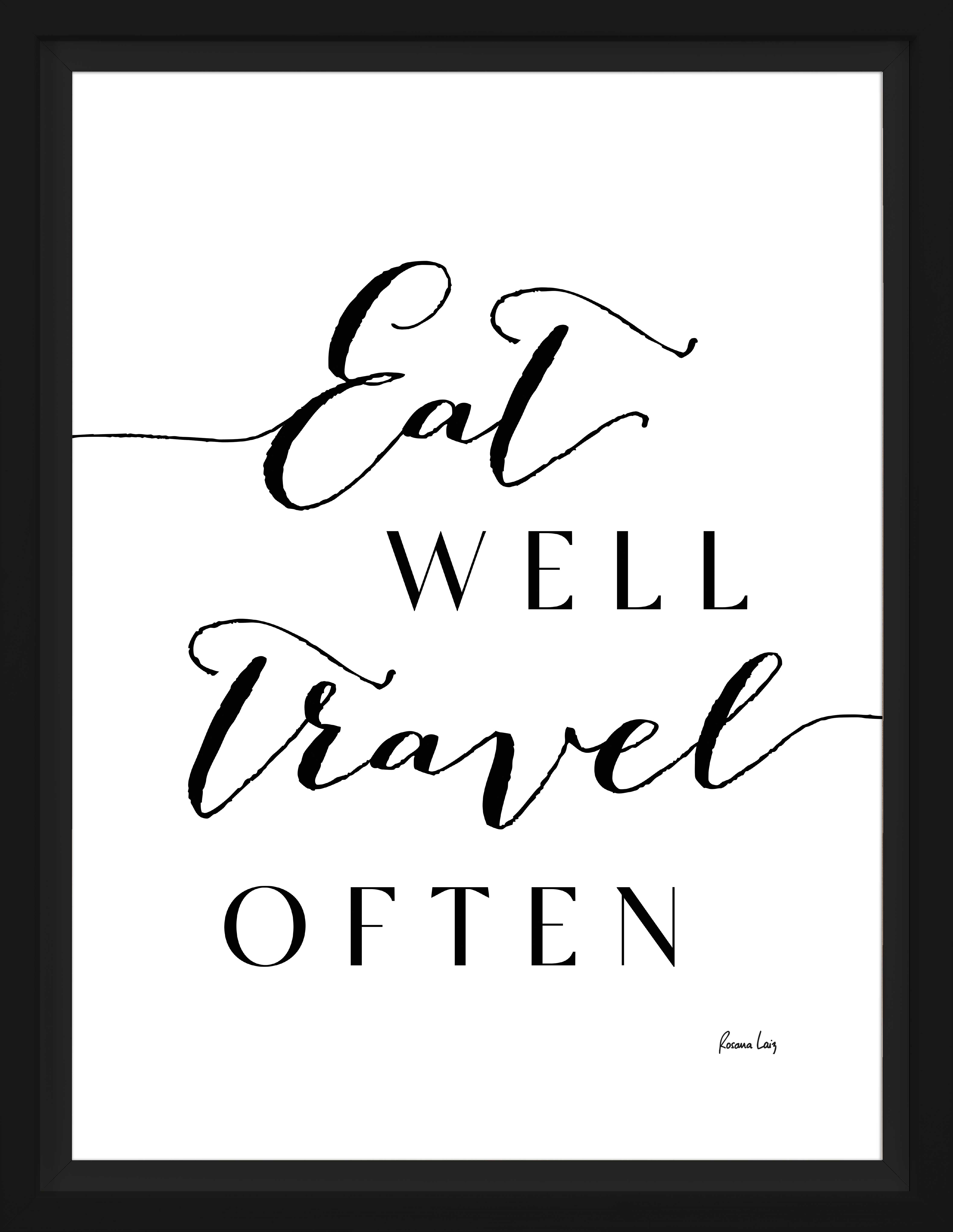 Rosana Laiz (Eat Well Travel Often) Pre-Framed Art Prints