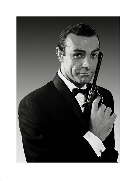 James Bond (Connery Tuxedo) Art Print