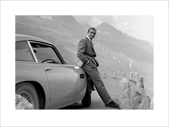 James Bond (Aston Martin) Art Prints