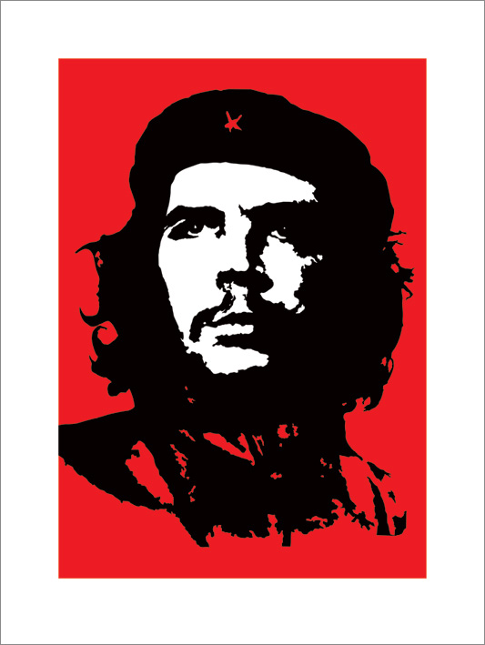 Che Guevara (Red) Art Prints