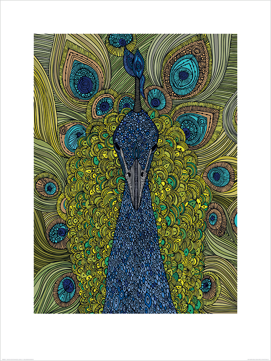 Valentina Ramos (The Peacock) Art Print