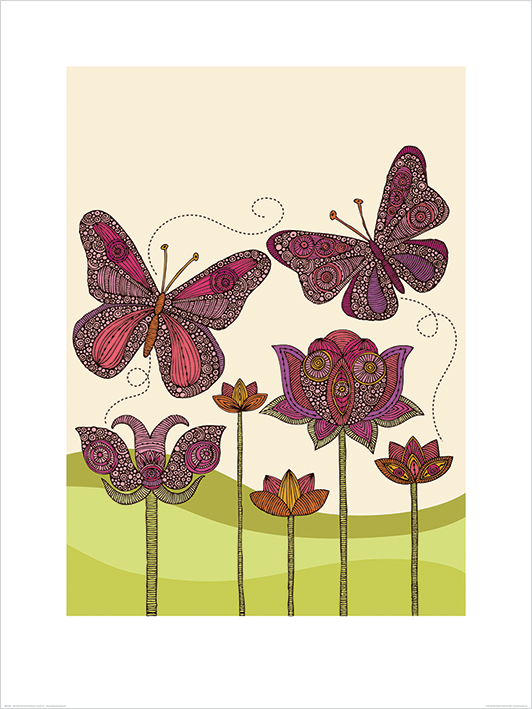 Valentina Ramos (Butterflies) Art Print