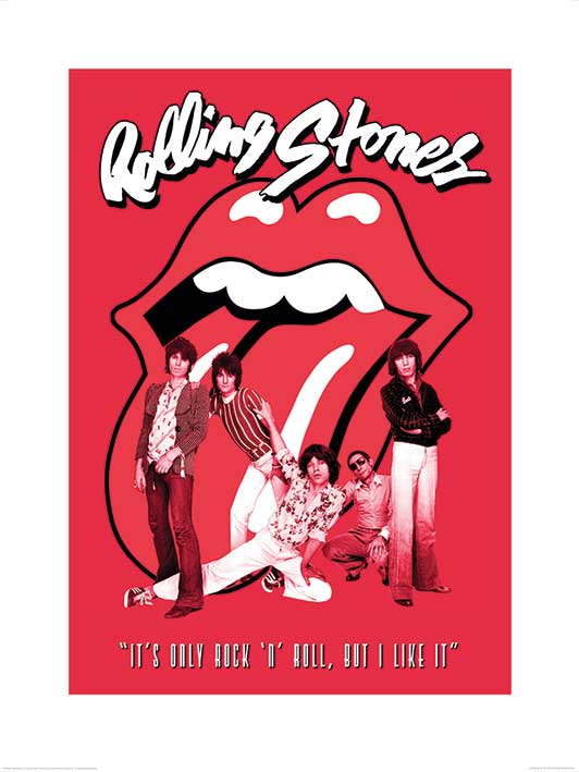 Rolling Stones (It's only rock n roll) Art Prints