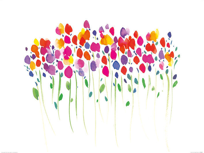 Summer Thornton (Vibrant Floral) Art Print