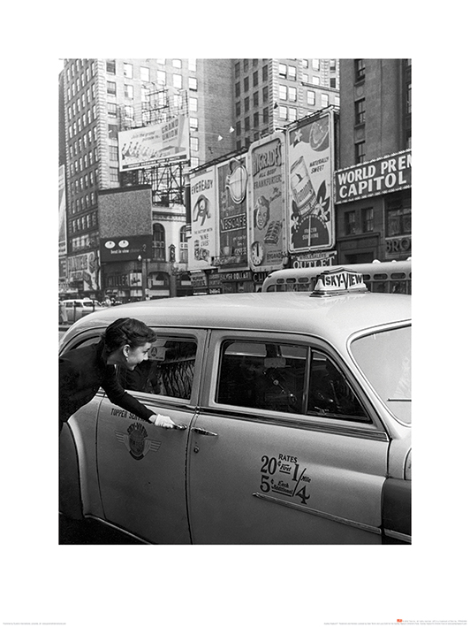 Time Life (Audrey Hepburn - Taxi) Art Print