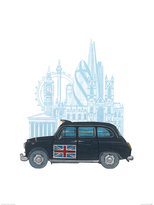 Barry Goodman (London Taxi) Art Print