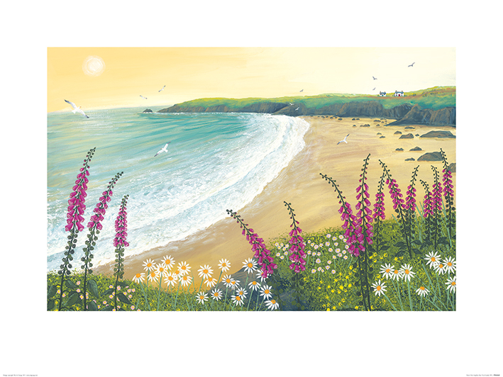 Jo Grundy (Dawn Over Foxglove Bay) Art Prints