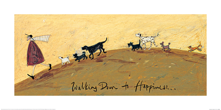 Sam Toft (Walking Down To Happiness) Art Print