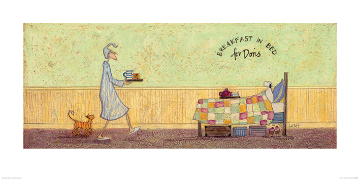 Sam Toft (Breakfast in Bed For Doris) Art Print