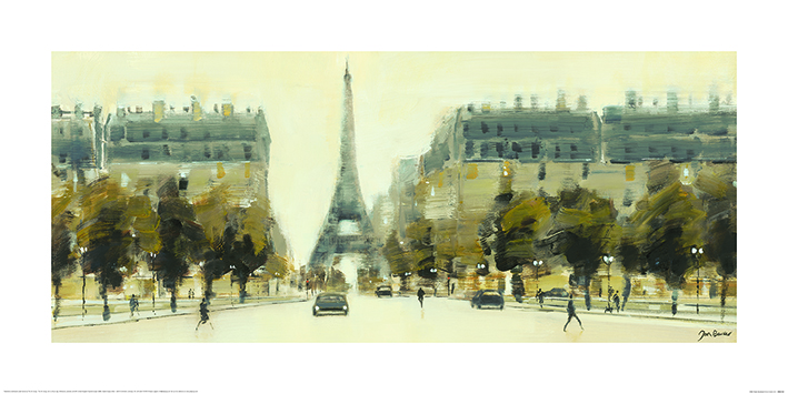 Jon Barker (Eiffel Tower Boulevard) Art Prints
