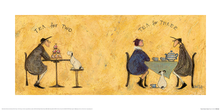 Sam Toft (Tea for Two Tea for Three) Art Print