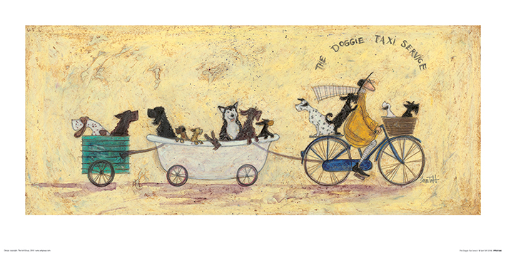 Sam Toft (The Doggie Taxi Service) Art Prints