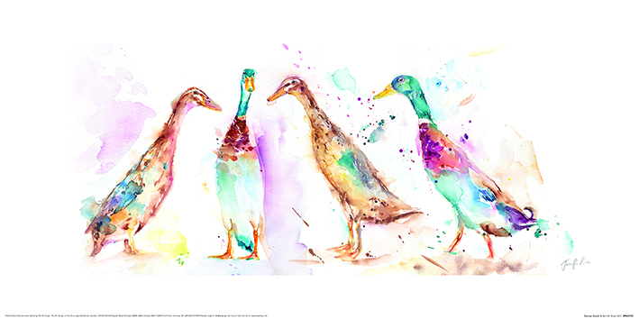 Jennifer Rose (Runner Ducks) Art Print