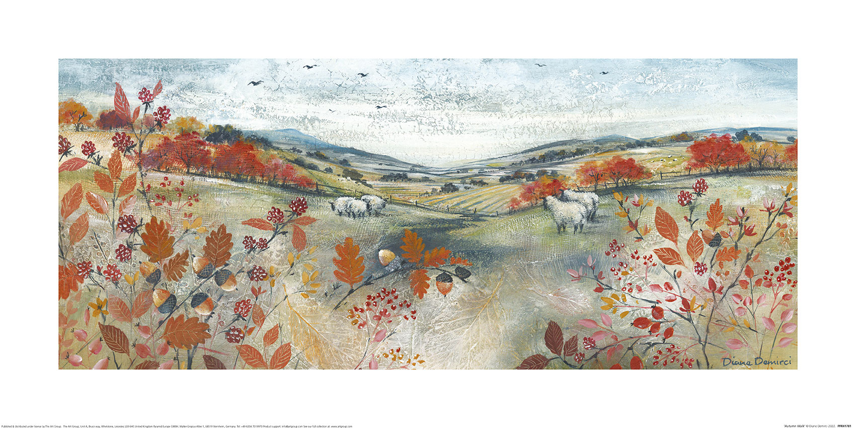 Diane Demirci (Autumn Walk) Art Prints