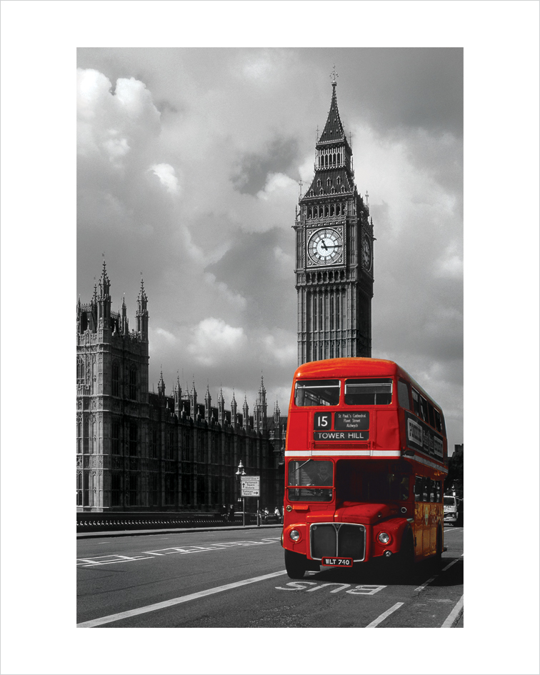 London Red Bus Art Prints