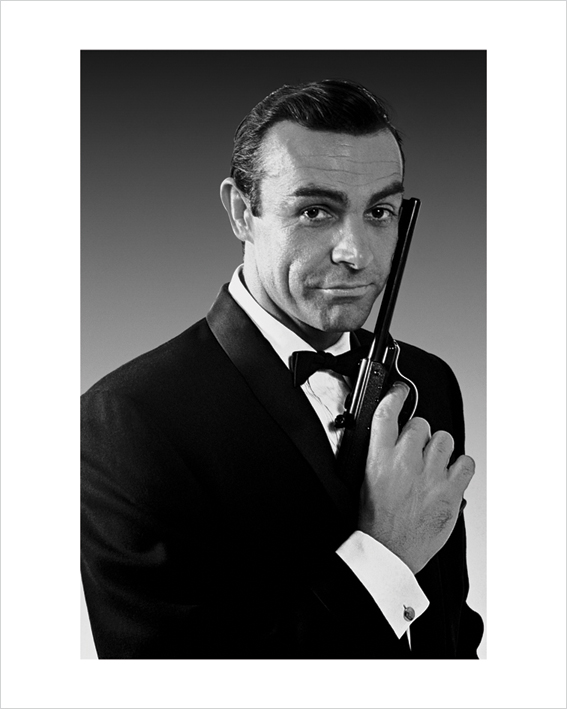 James Bond (Connery Tuxedo) Art Print