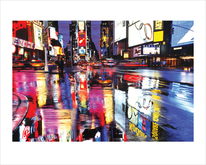 Times Square Colours Art Print