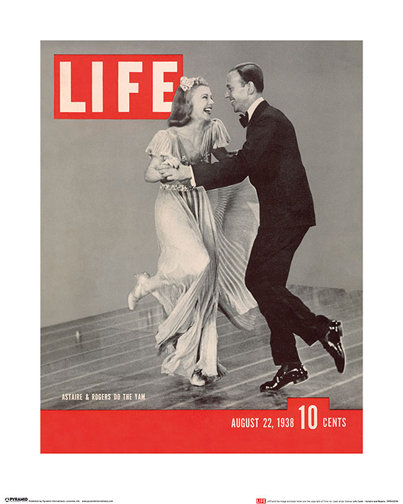 Time Life (Life Cover - Astaire & Rogers) Art Prints