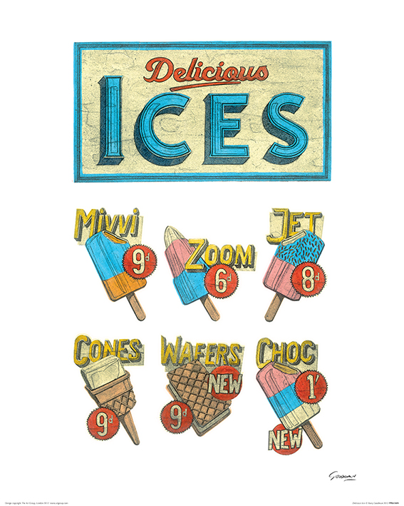 Barry Goodman (Delicious Ices) Art Print