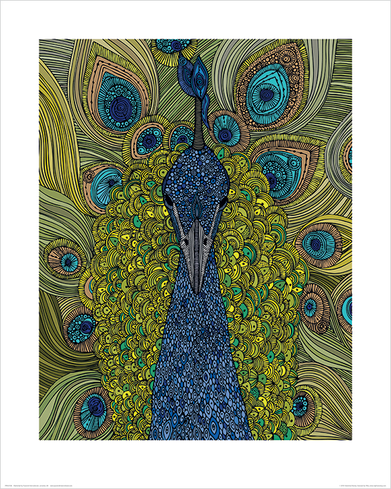 Valentina Ramos (The Peacock) Art Print