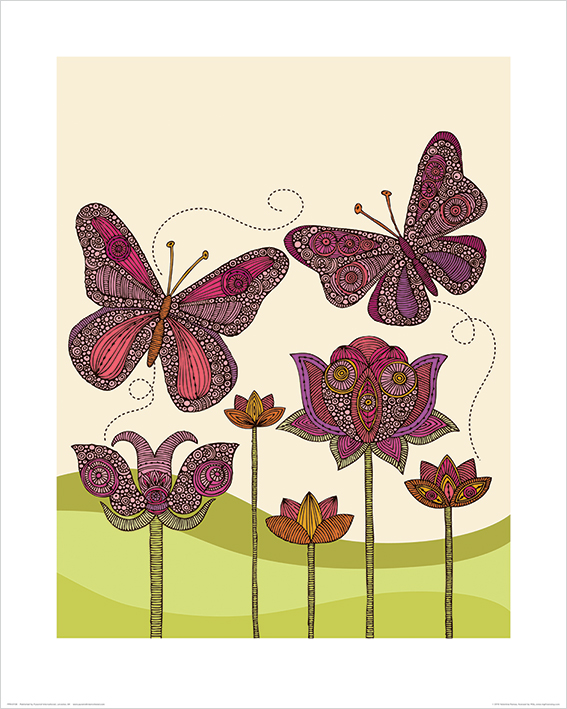Valentina Ramos (Butterflies) Art Print