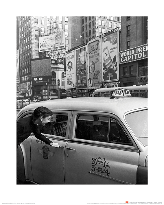 Time Life (Audrey Hepburn - Taxi) Art Print