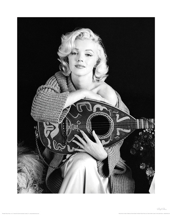 Marilyn Monroe (Lute) Art Print