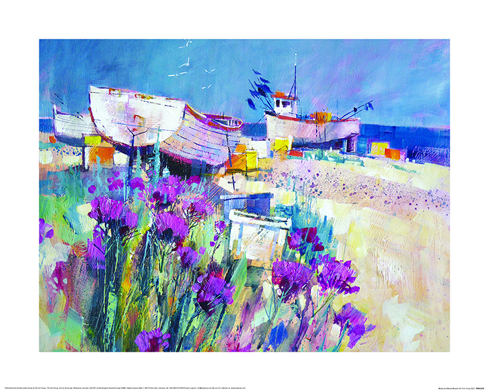Chris Forsey (Boats and Beach Blooms) Art Print