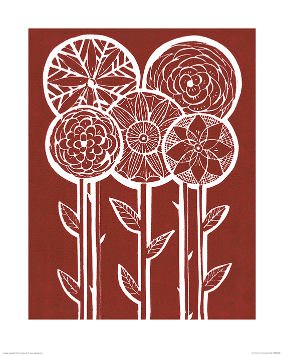 Amanda Colville (Five Flowers) Art Print