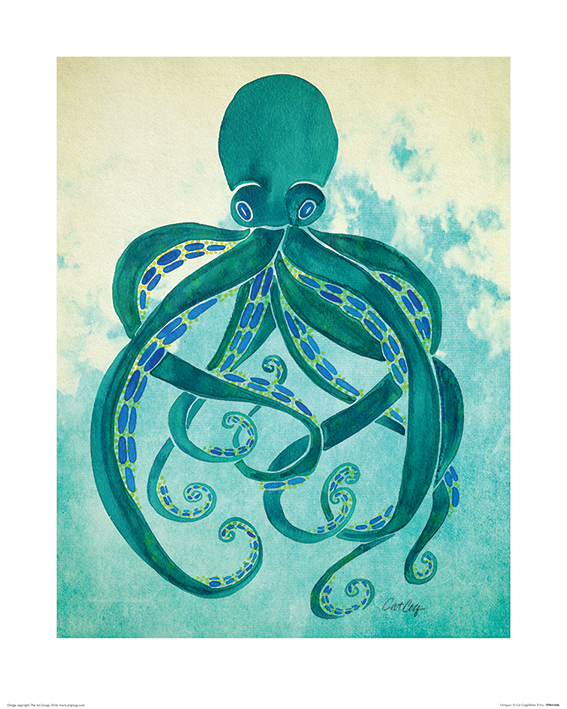 Cat Coquillette (Octopus) Art Prints