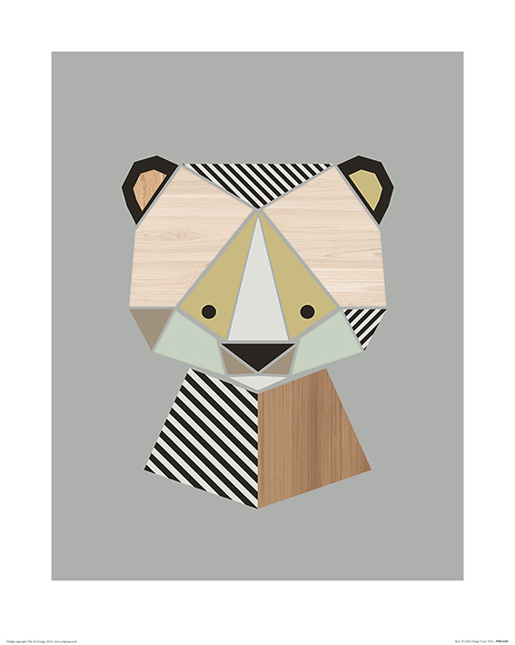 Little Design Haus (Bear) Art Print