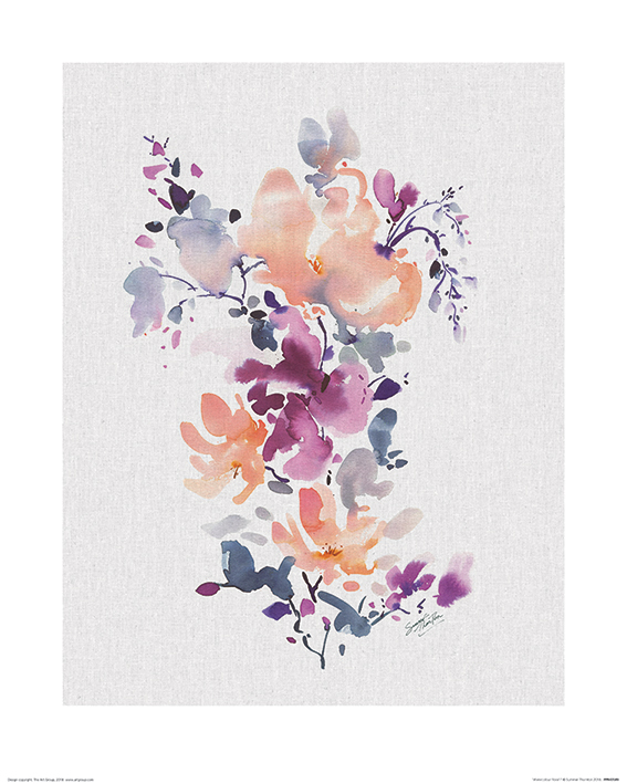 Summer Thornton (Watercolour Floral I) Art Print
