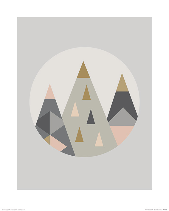 Little Design Haus (Geo Mountains II) Art Print