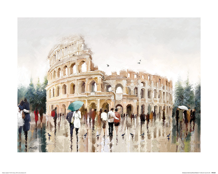 anmodning I virkeligheden Telegraf Richard Macneil (Colosseum, Rome) Art Print | The Art Group