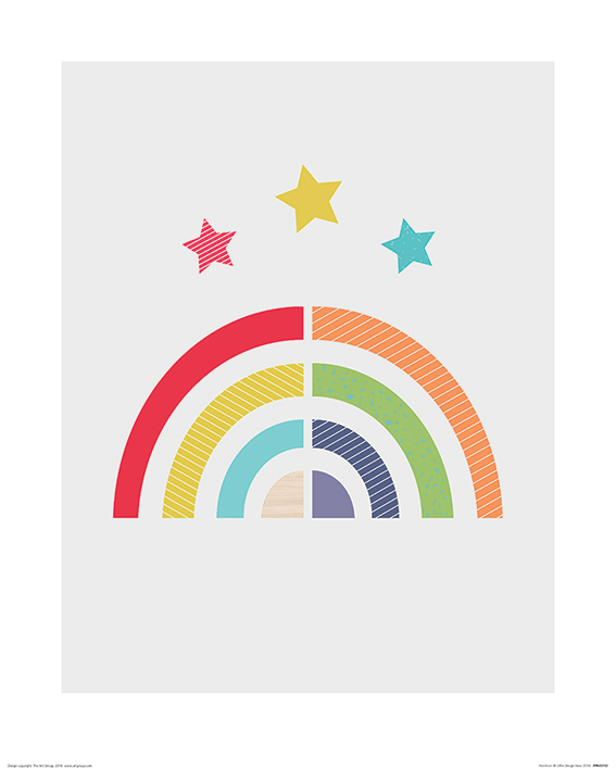 Little Design Haus (Rainbow) Art Prints
