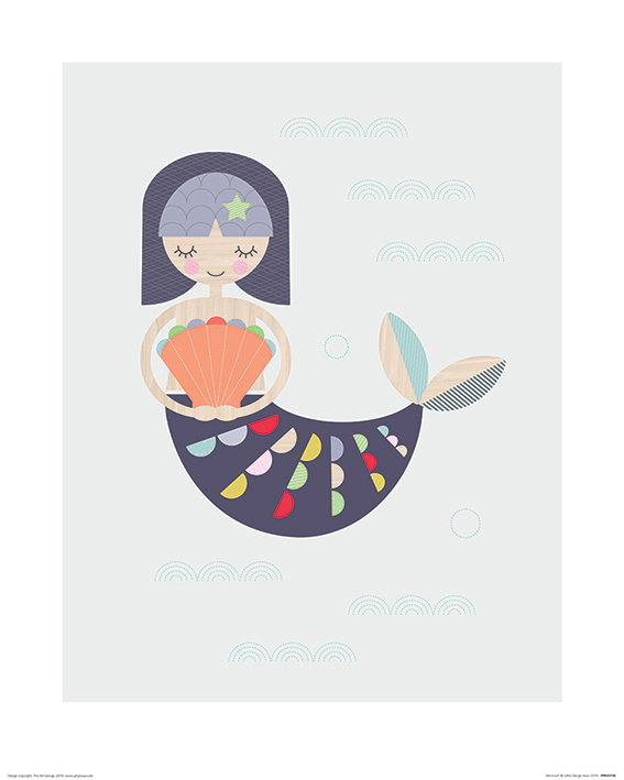 Little Design Haus (Mermaid) Art Prints