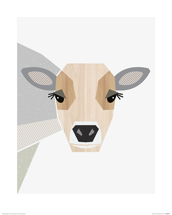 Little Design Haus (Cow) Art Prints