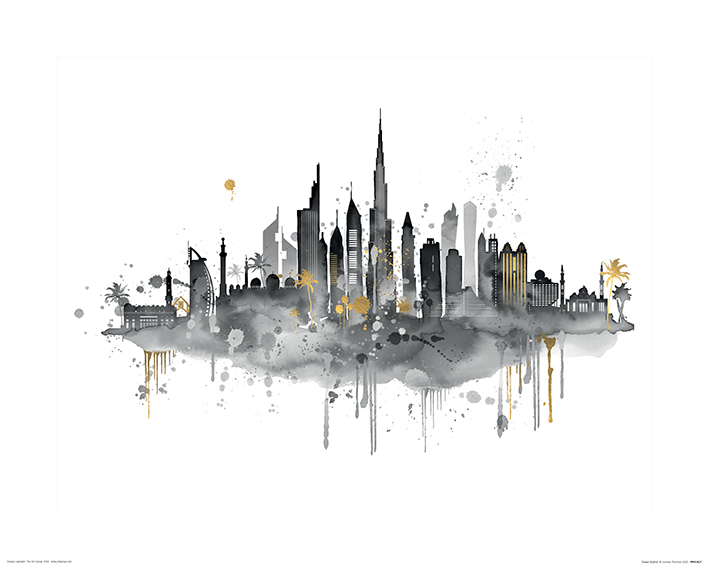 Summer Thornton (Dubai Skyline) Art Prints