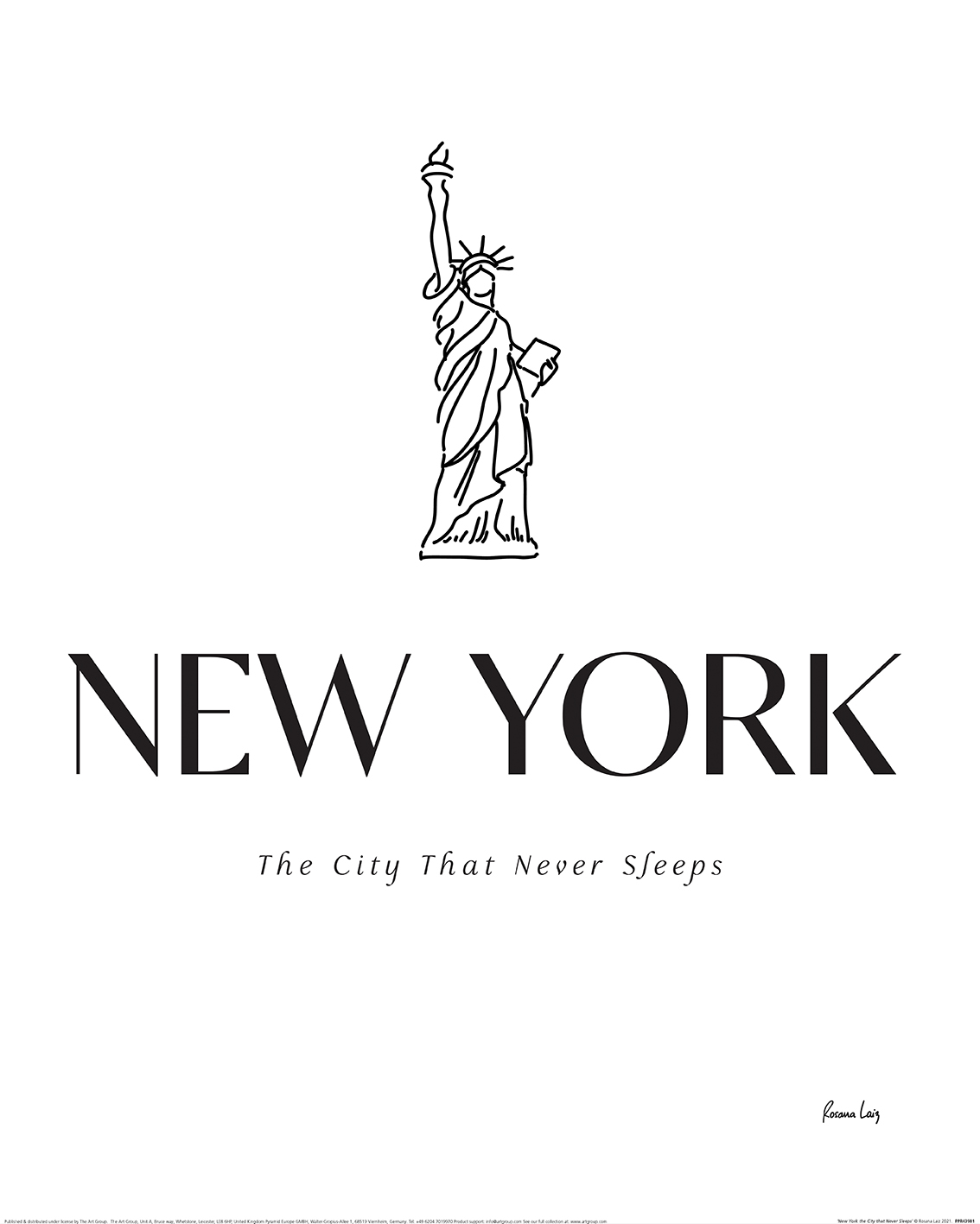 Rosana Laiz (New York the City that Never Sleeps) Art Prints