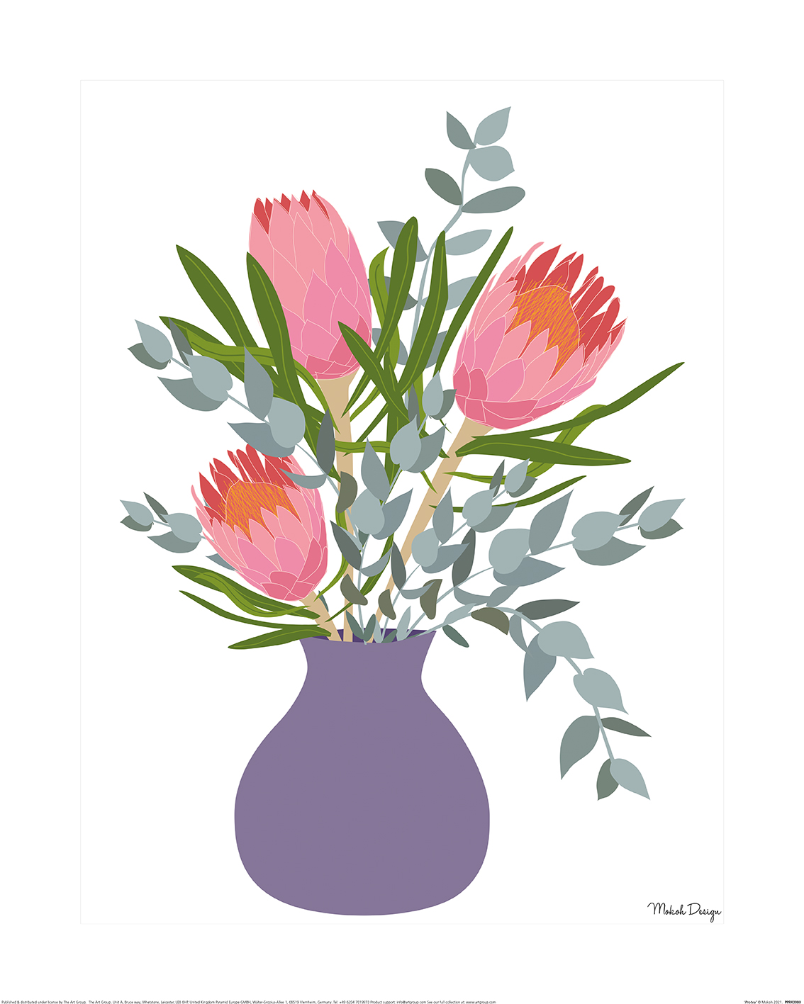 Mokoh (Protea)  Art Prints