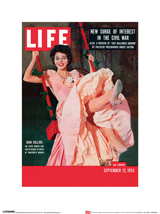 Time Life (Life Cover - Joan Collins) Art Print