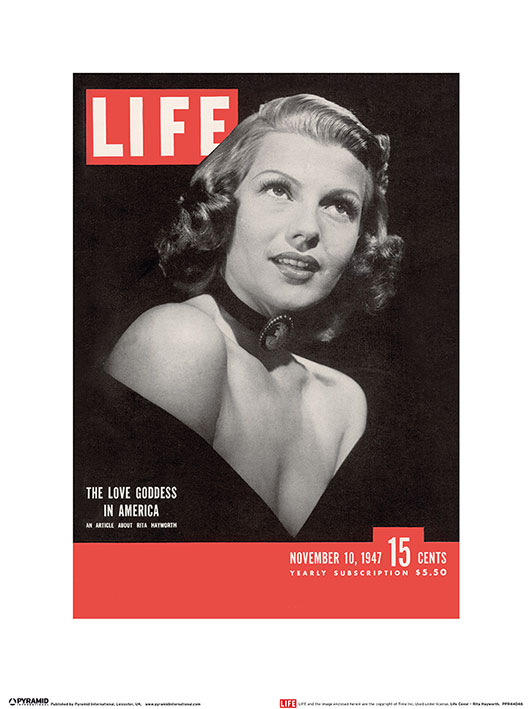Time Life (Life Cover - Rita Hayworth) Art Prints