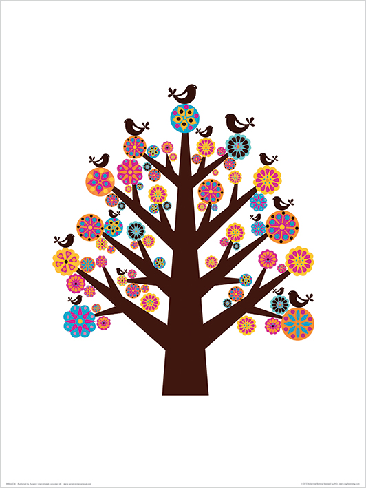 Valentina Ramos (Tree of Flowers) Art Print