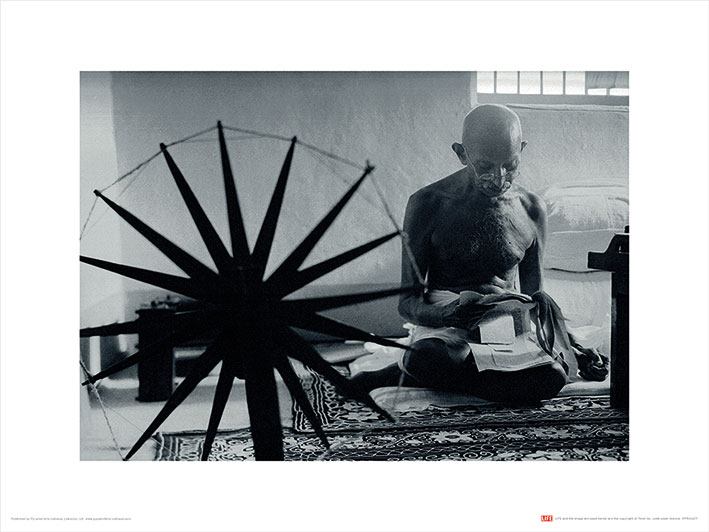 Time Life (Gandhi) Art Print