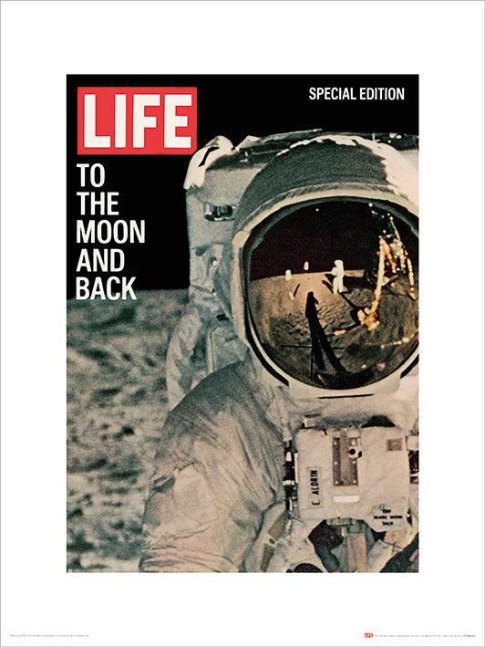 Time Life (Life Cover - To the Moon and Back) Art Print